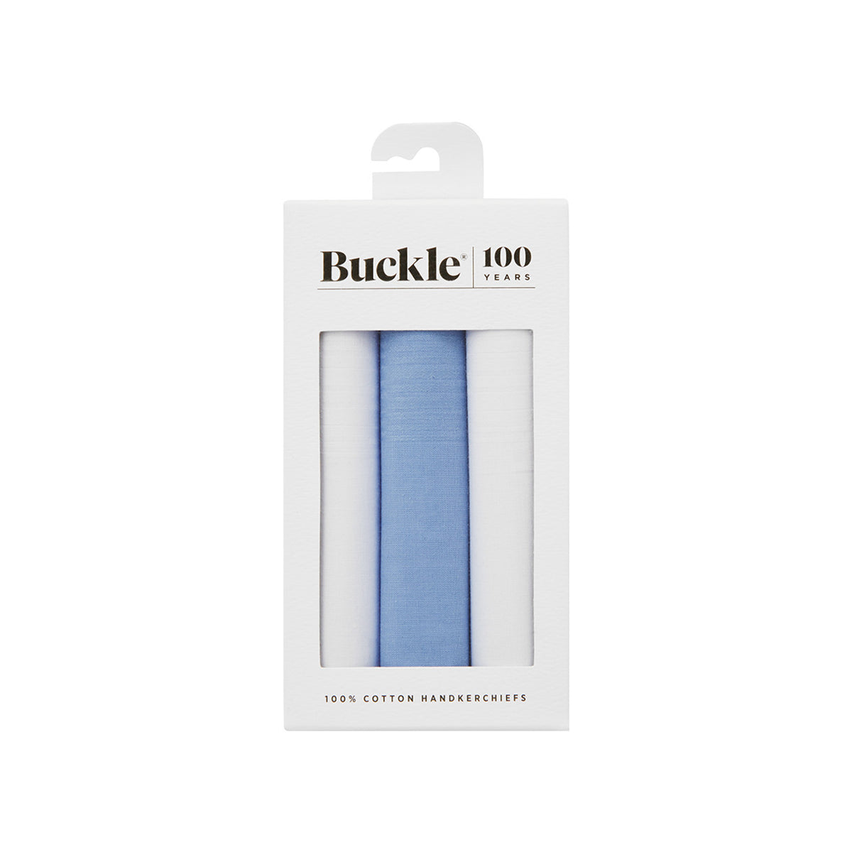 Buckle Cotton Handkerchief - 3 Pack