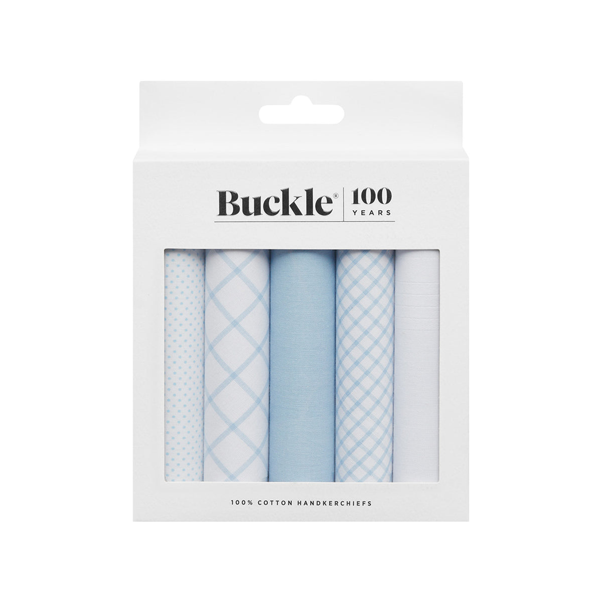 Buckle Cotton Handkerchief - 5 Pack