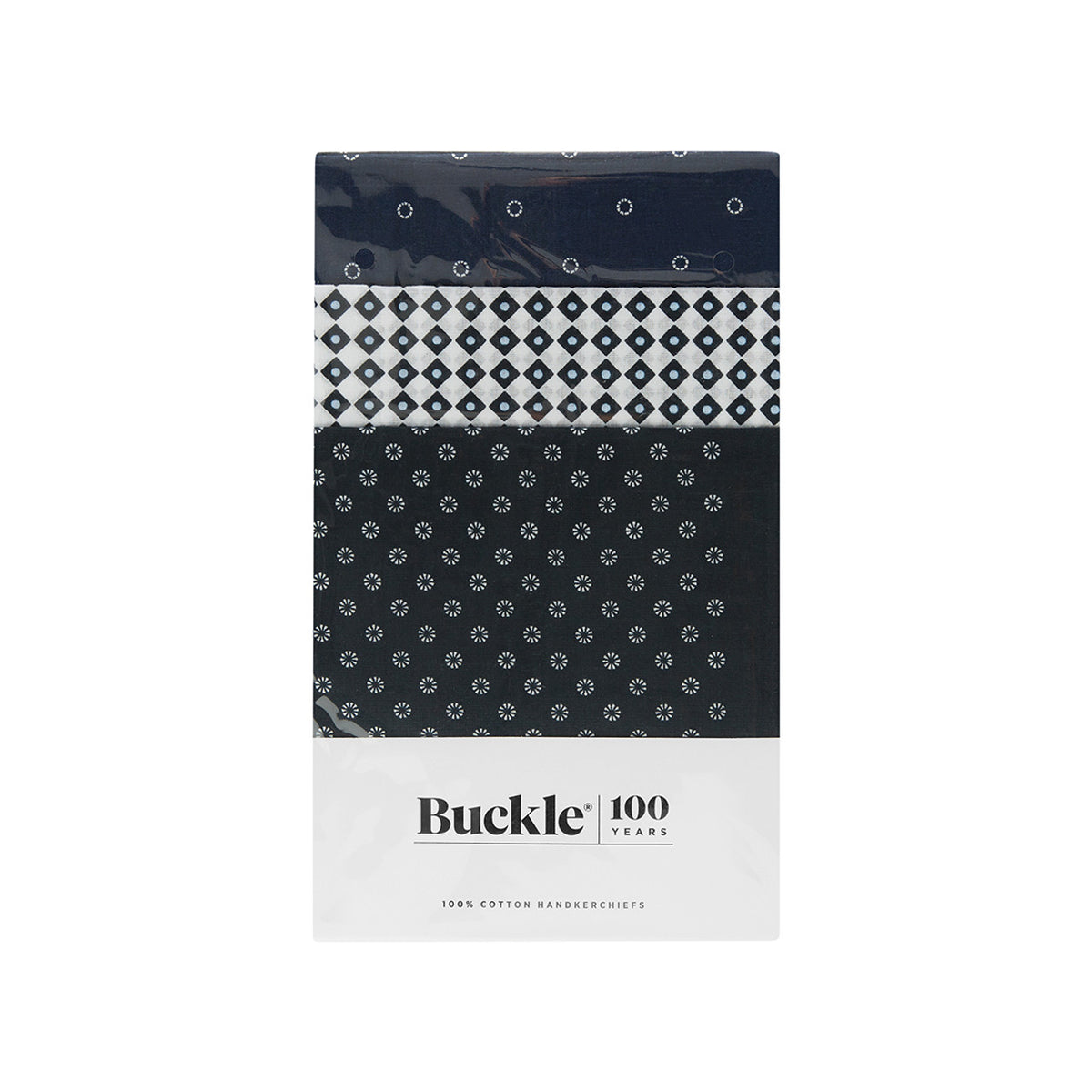 Buckle Cotton Handkerchief - 10 Pack