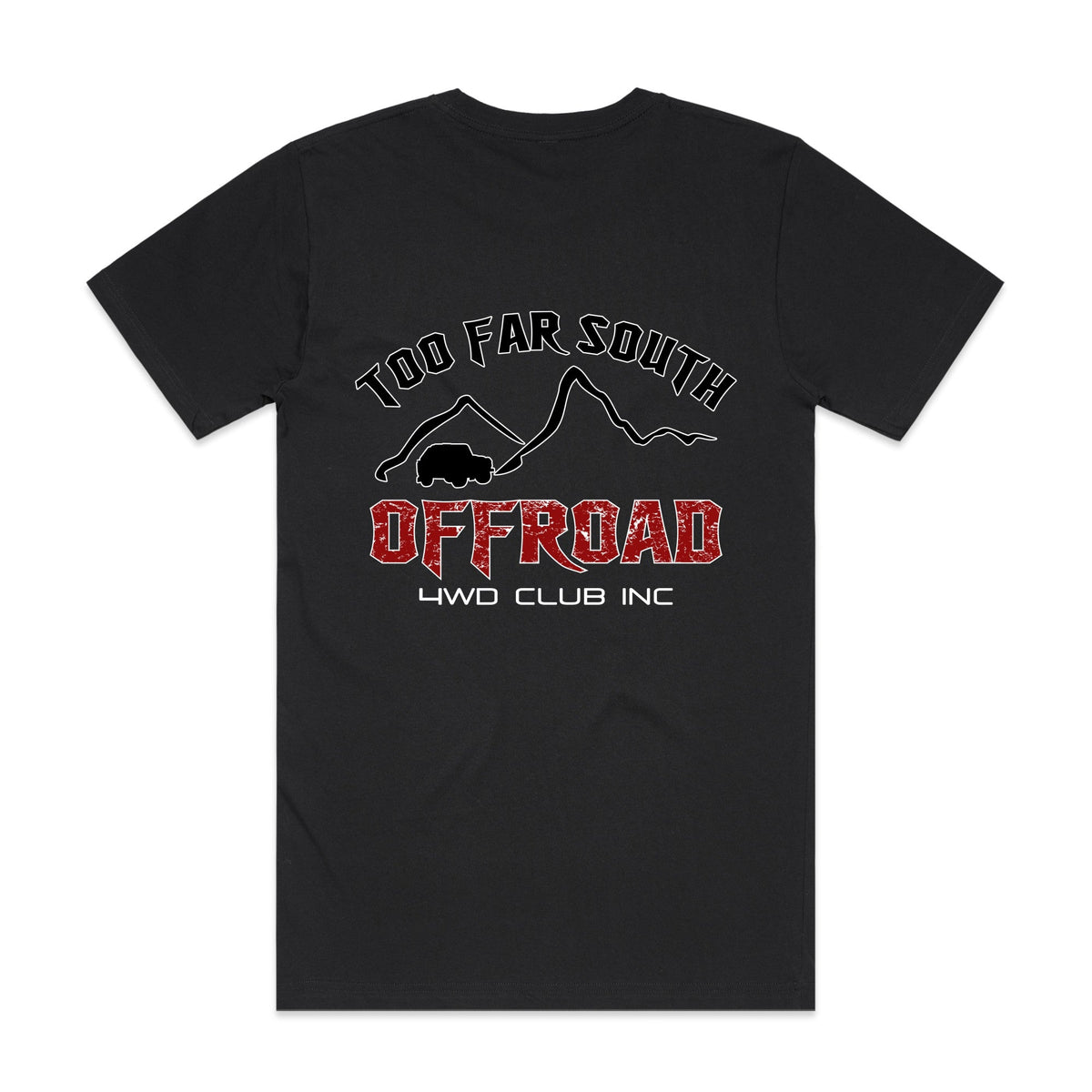 Too Far South Off Road Mens Block Tee