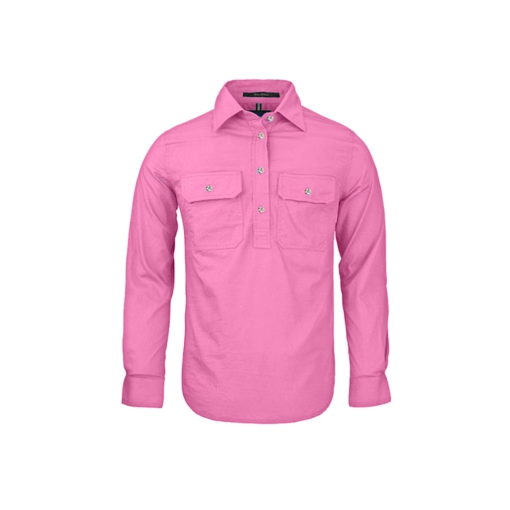 Pilbara Womens Closed Front Long Sleeve Shirt