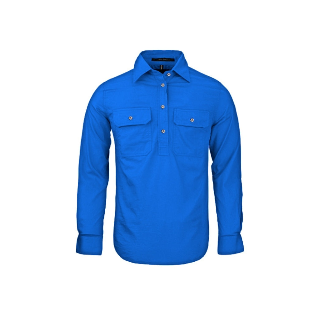 Pilbara Womens Closed Front Long Sleeve Shirt