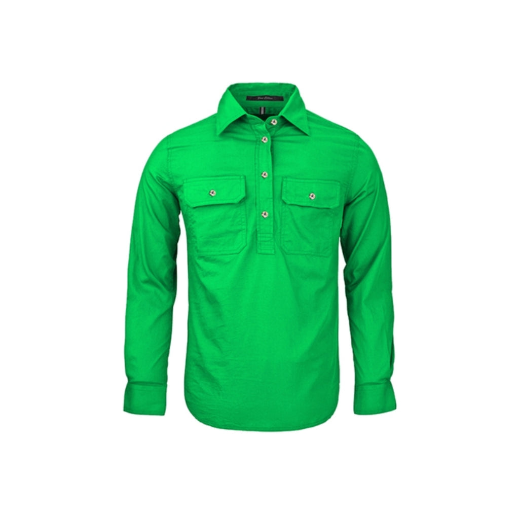 Pilbara Womens Closed Front Long Sleeve Shirt