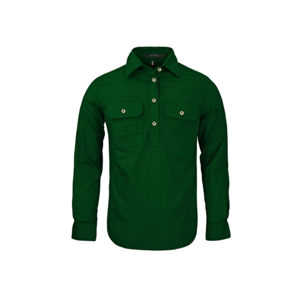 Pilbara Womens Closed Front Long Sleeve Shirt