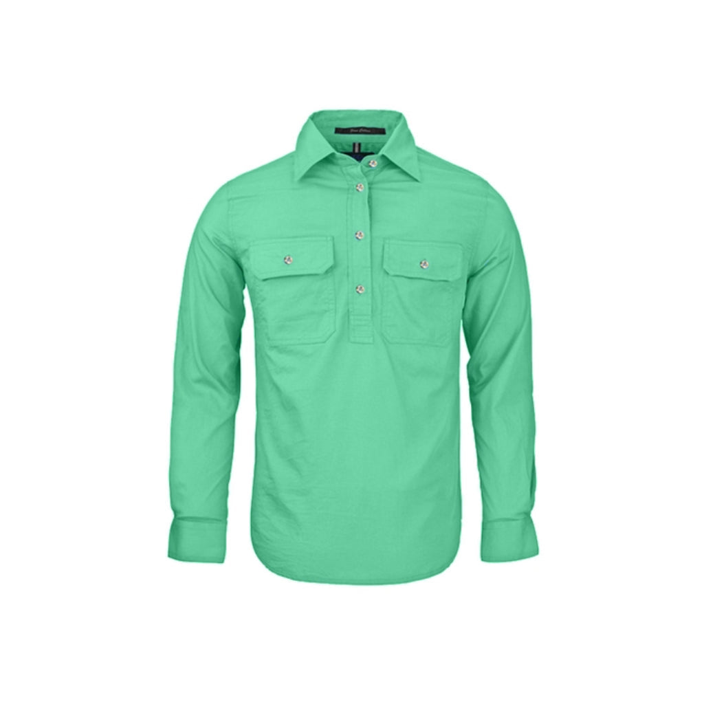 Pilbara Womens Closed Front Long Sleeve Shirt