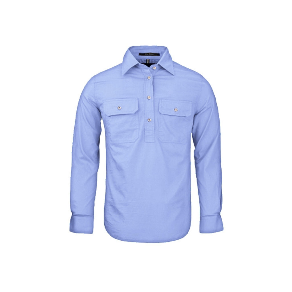 Pilbara Womens Closed Front Long Sleeve Shirt