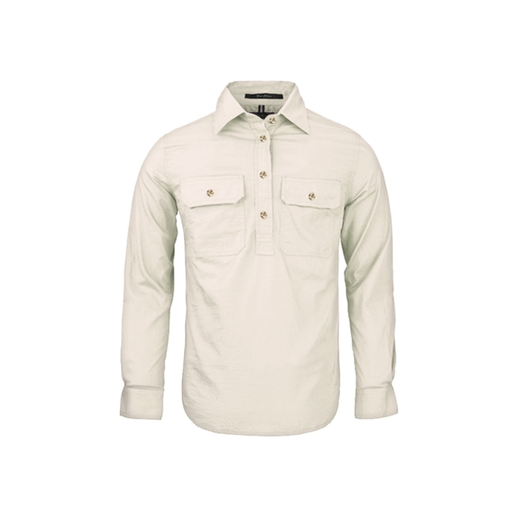 Pilbara Womens Closed Front Long Sleeve Shirt