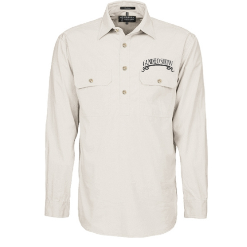 Mens Candelo Show Long Sleeve Closed Front Shirt