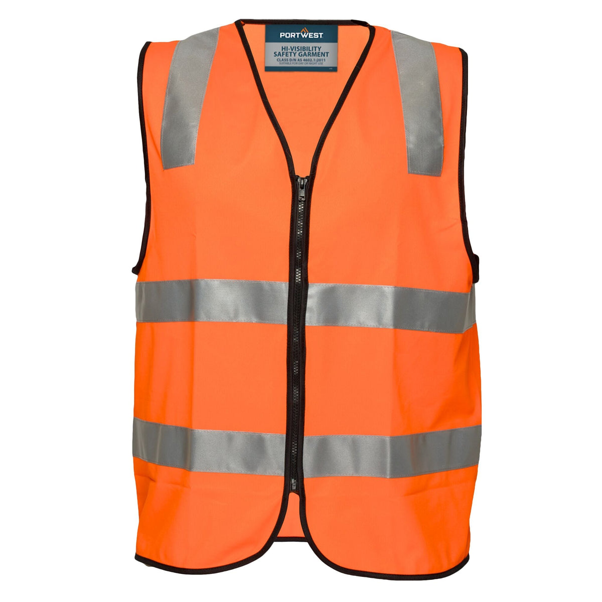 Portwest Hi Vis Zipped Vest