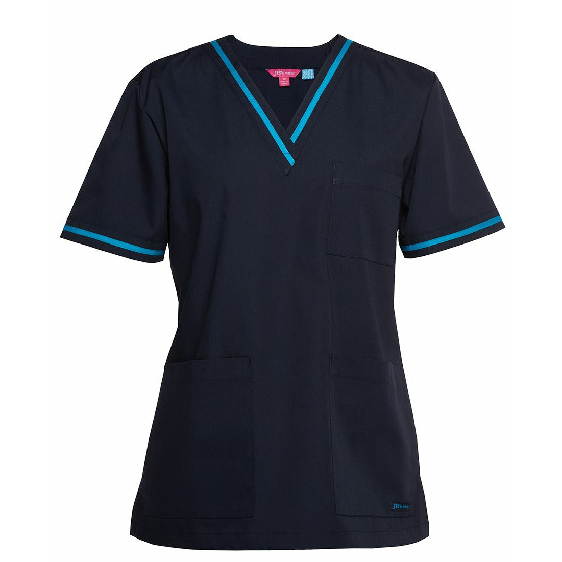 JBs Contrast Ladies Scrub Top