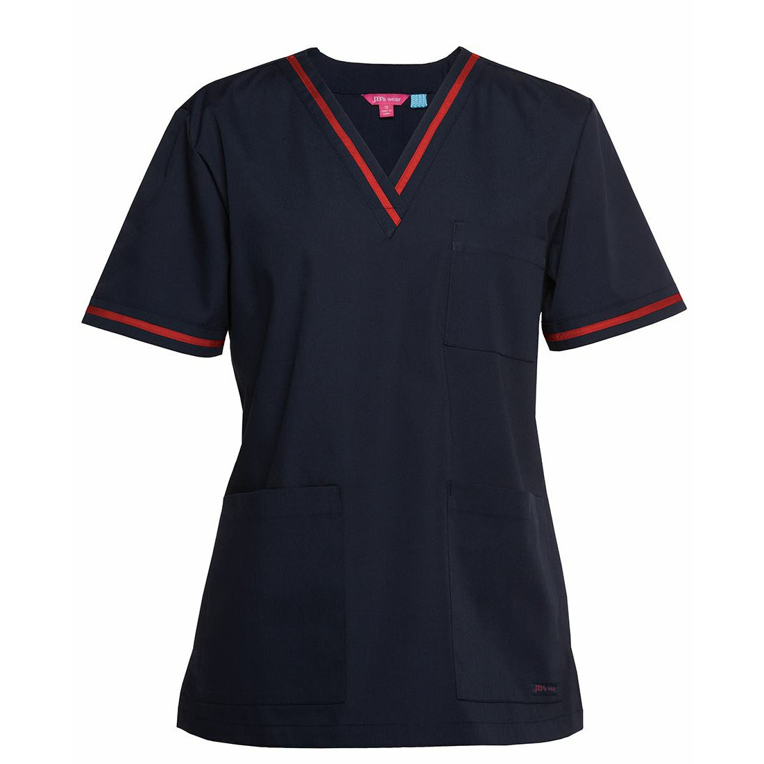 JBs Contrast Ladies Scrub Top