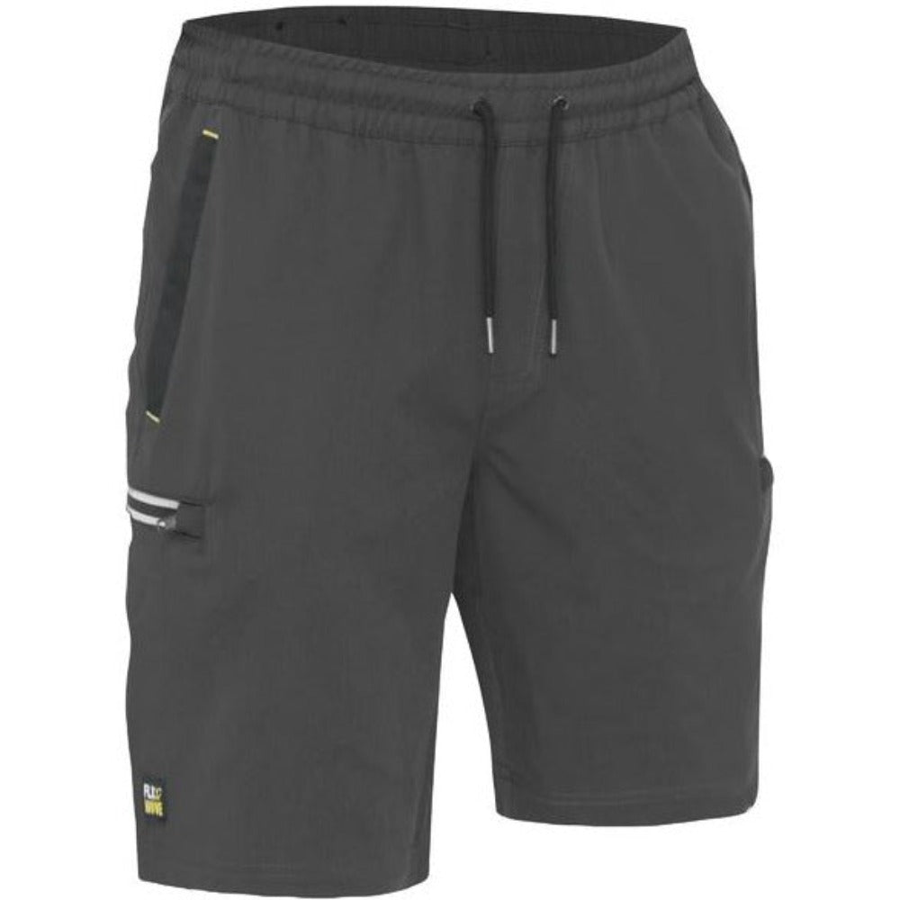 Bisley Flx & Move 4-Way Stretch Elastic Waist Cargo Short