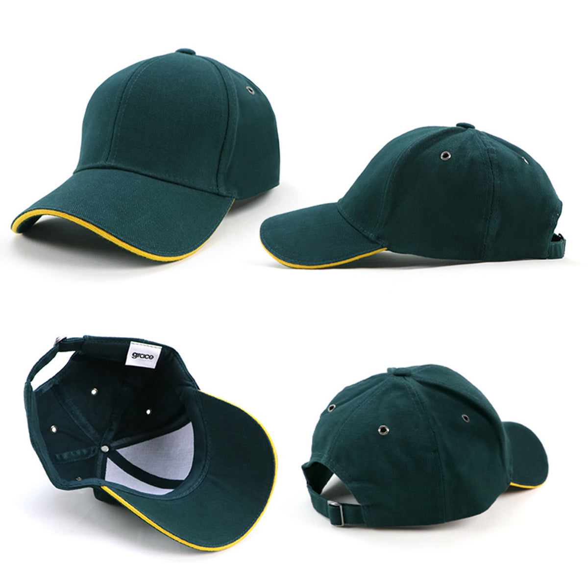 Grace Collection Sandwich Peak Cap