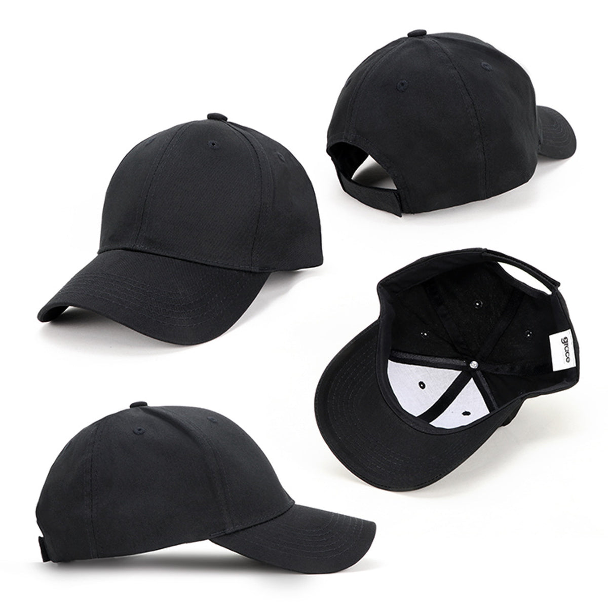 Grace Collection Cotton Twill Cap