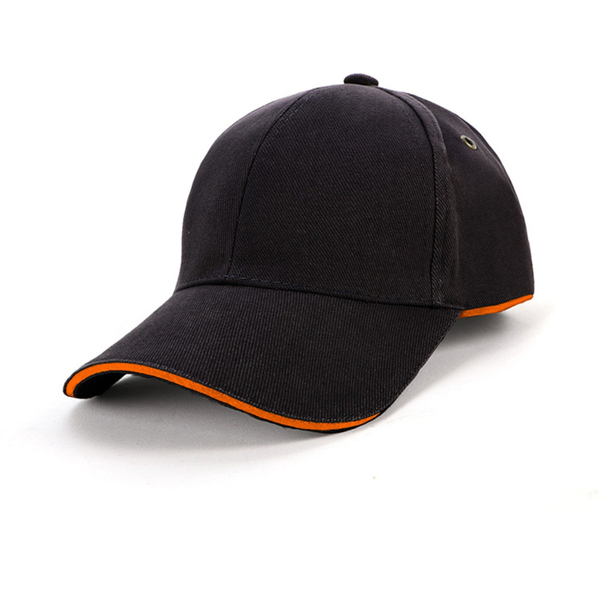 Grace Collection Heavy Brushed Cotton Cap with Surround Piping