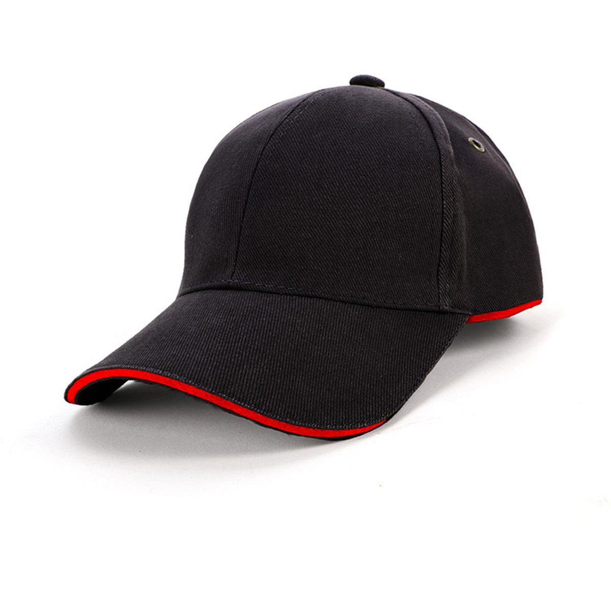 Grace Collection Heavy Brushed Cotton Cap with Surround Piping