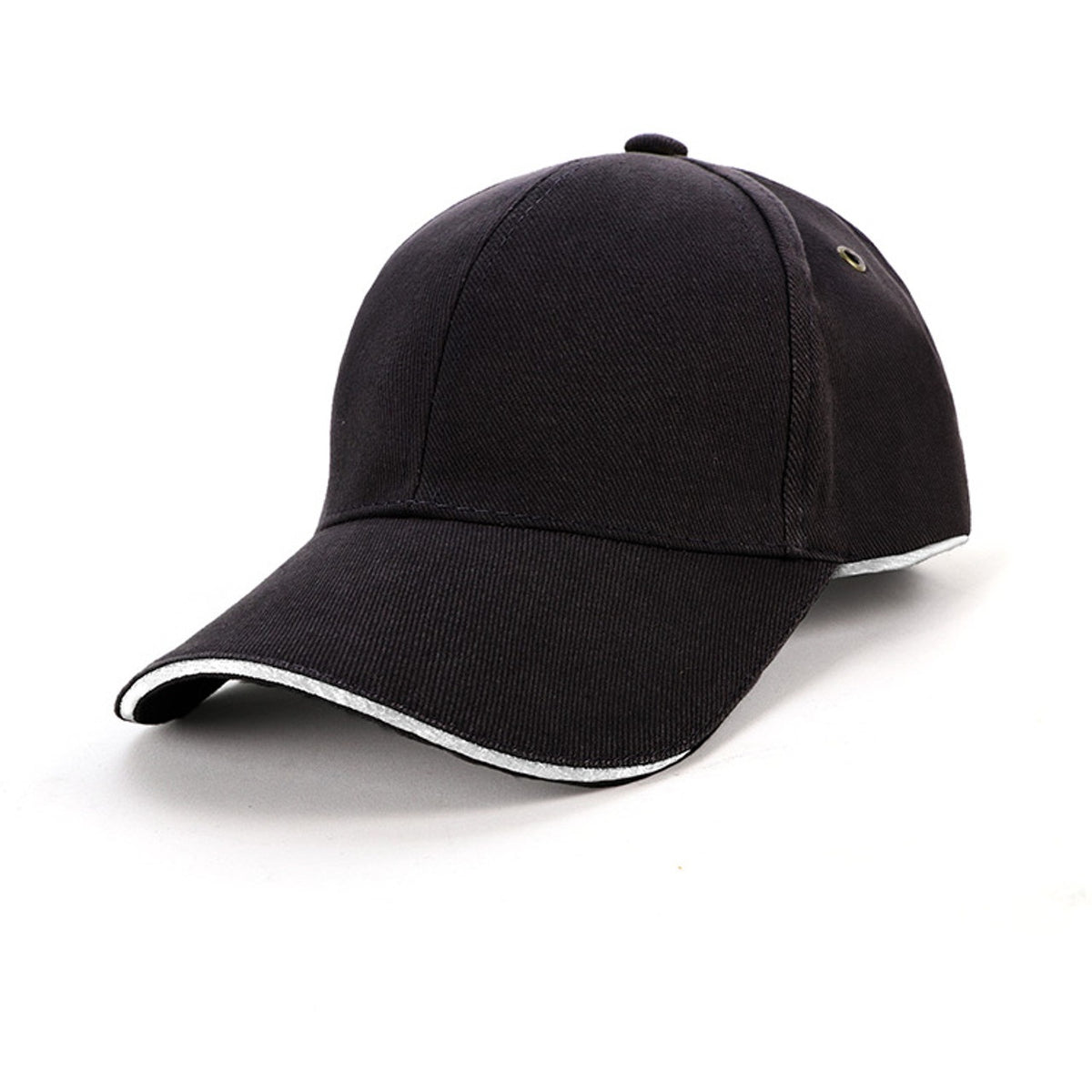 Grace Collection Heavy Brushed Cotton Cap with Surround Piping