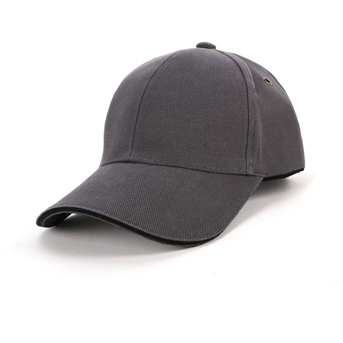 Grace Collection Heavy Brushed Cotton Cap with Surround Piping