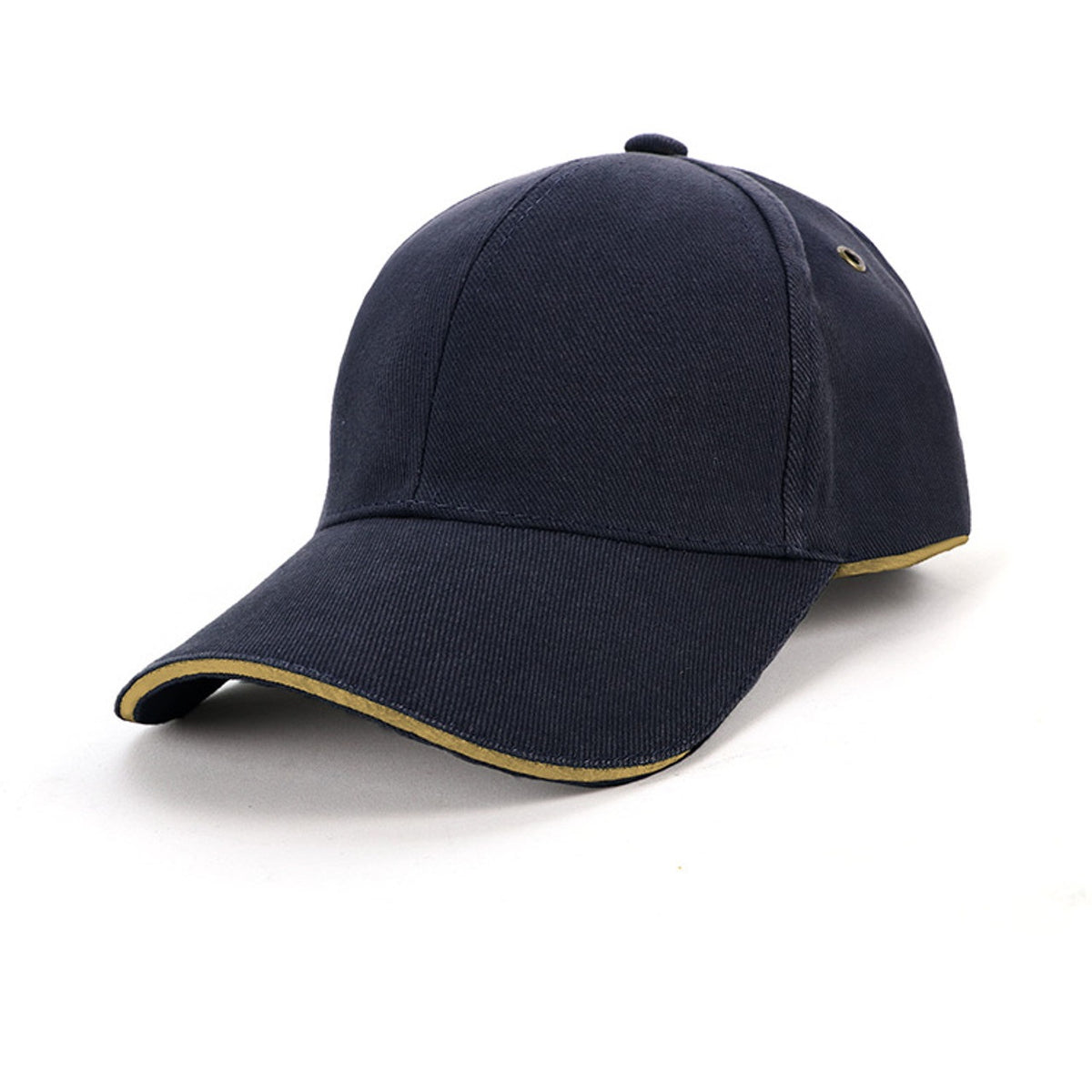 Grace Collection Heavy Brushed Cotton Cap with Surround Piping