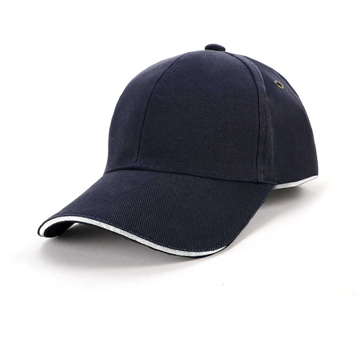 Grace Collection Heavy Brushed Cotton Cap with Surround Piping