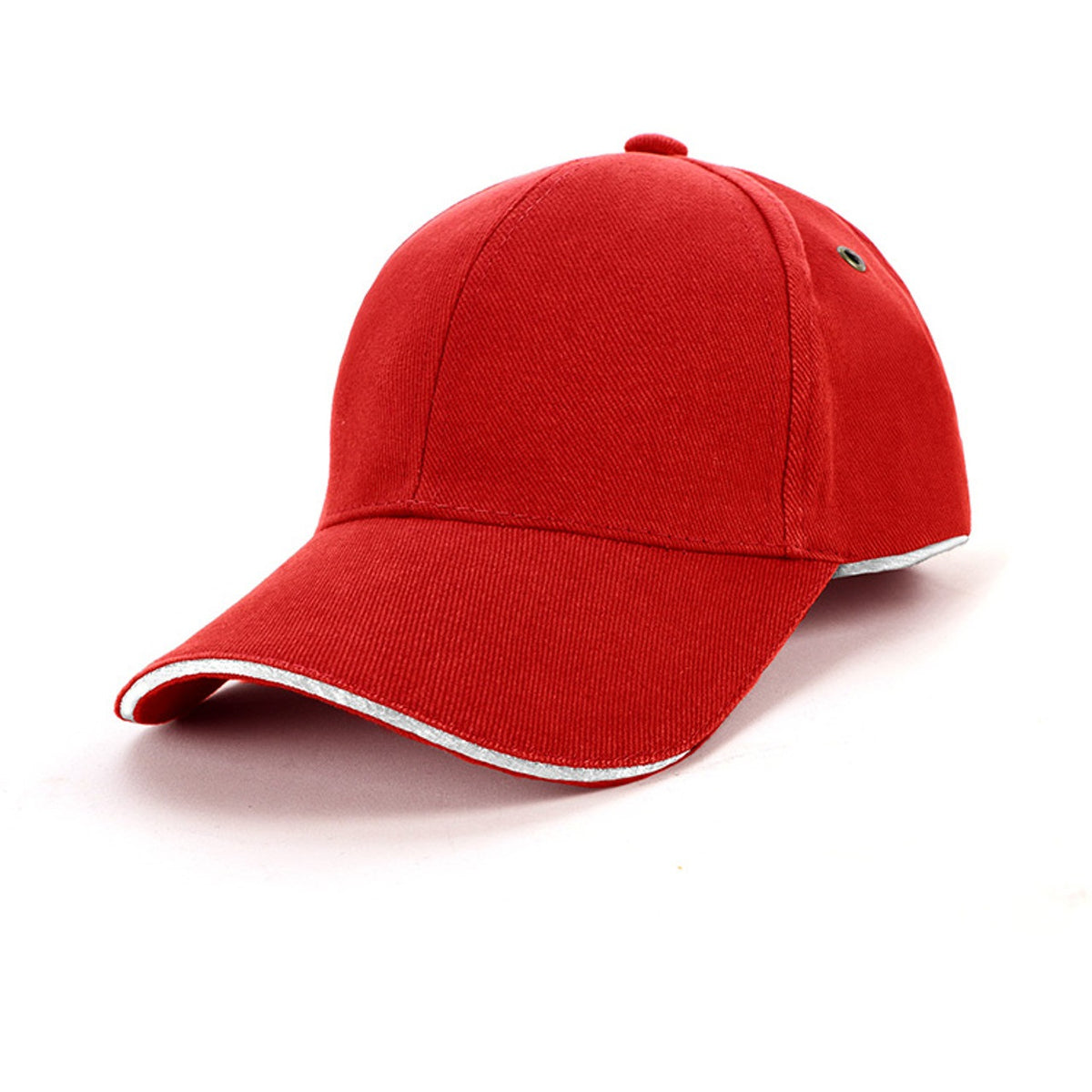 Grace Collection Heavy Brushed Cotton Cap with Surround Piping