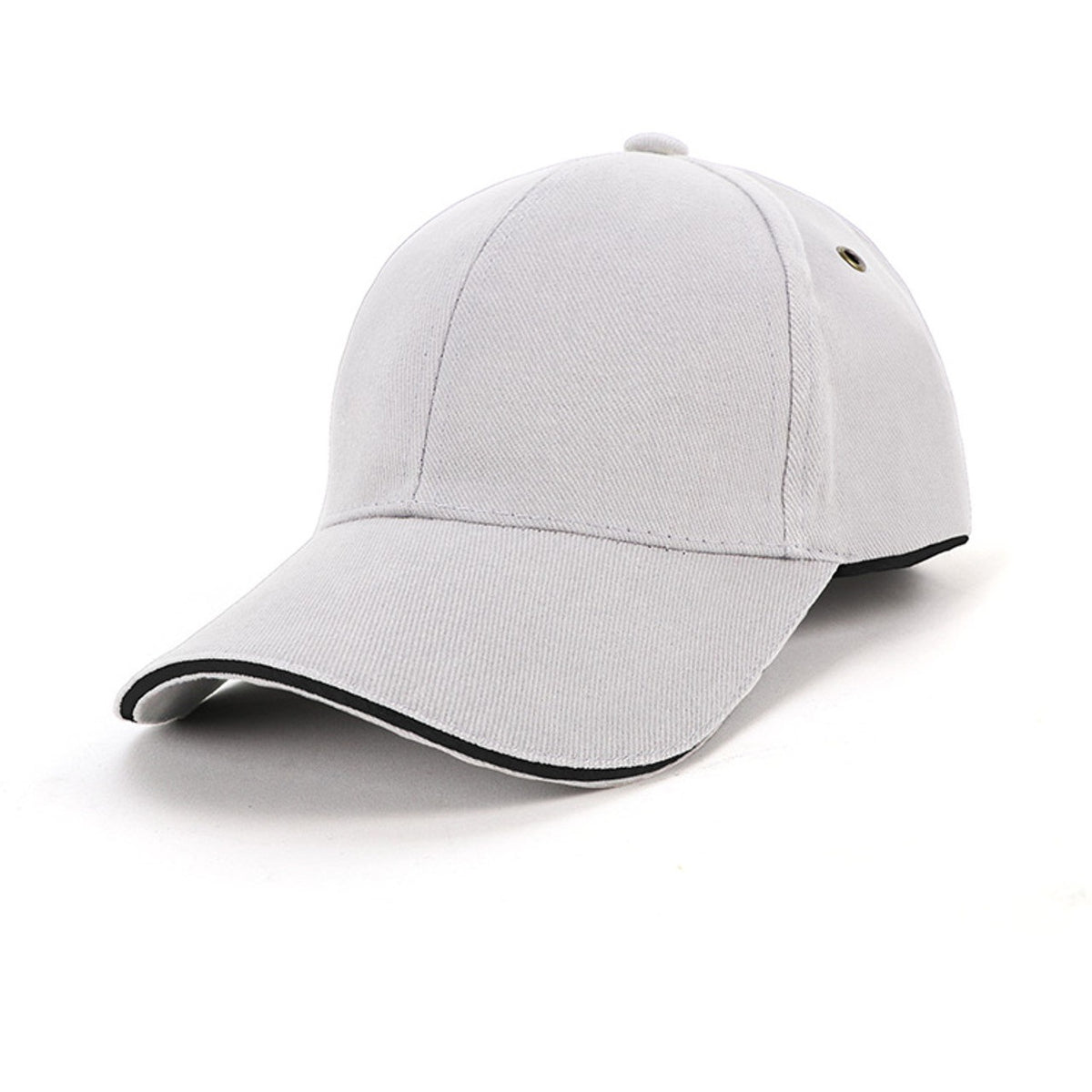 Grace Collection Heavy Brushed Cotton Cap with Surround Piping