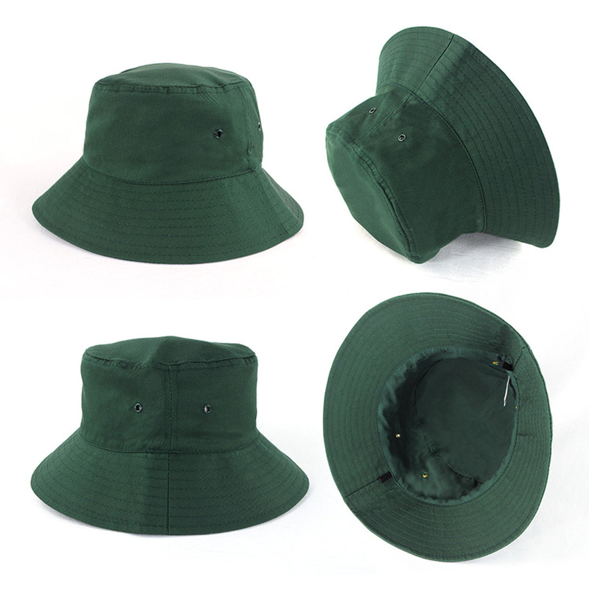 Grace Collection Kids Polycotton School Bucket Hat