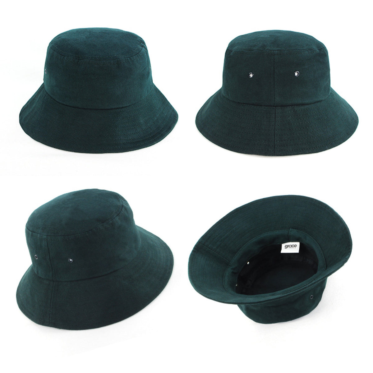 Grace Collection Kids Cotton Bucket Hat