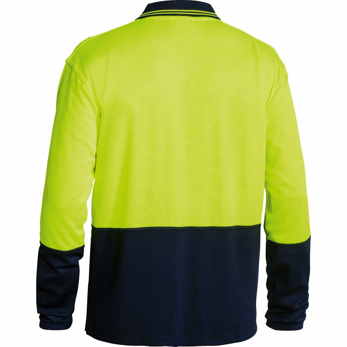 Bisley Two Tone Hi Vis Long Sleeve Polo Shirt