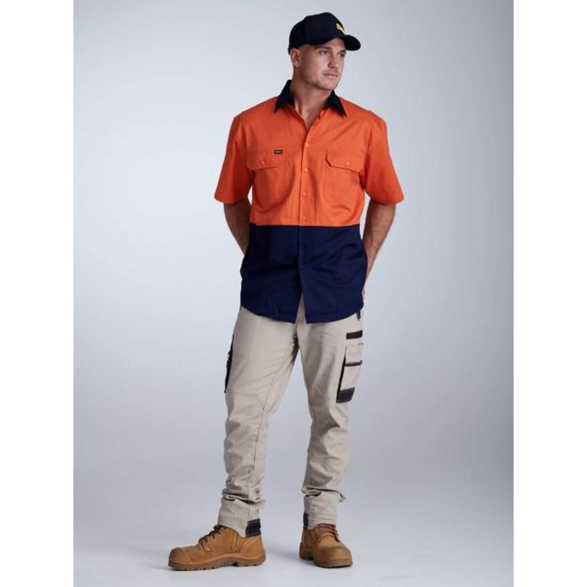 Bisley Hi Vis Cool Lightweight Drill Shirt