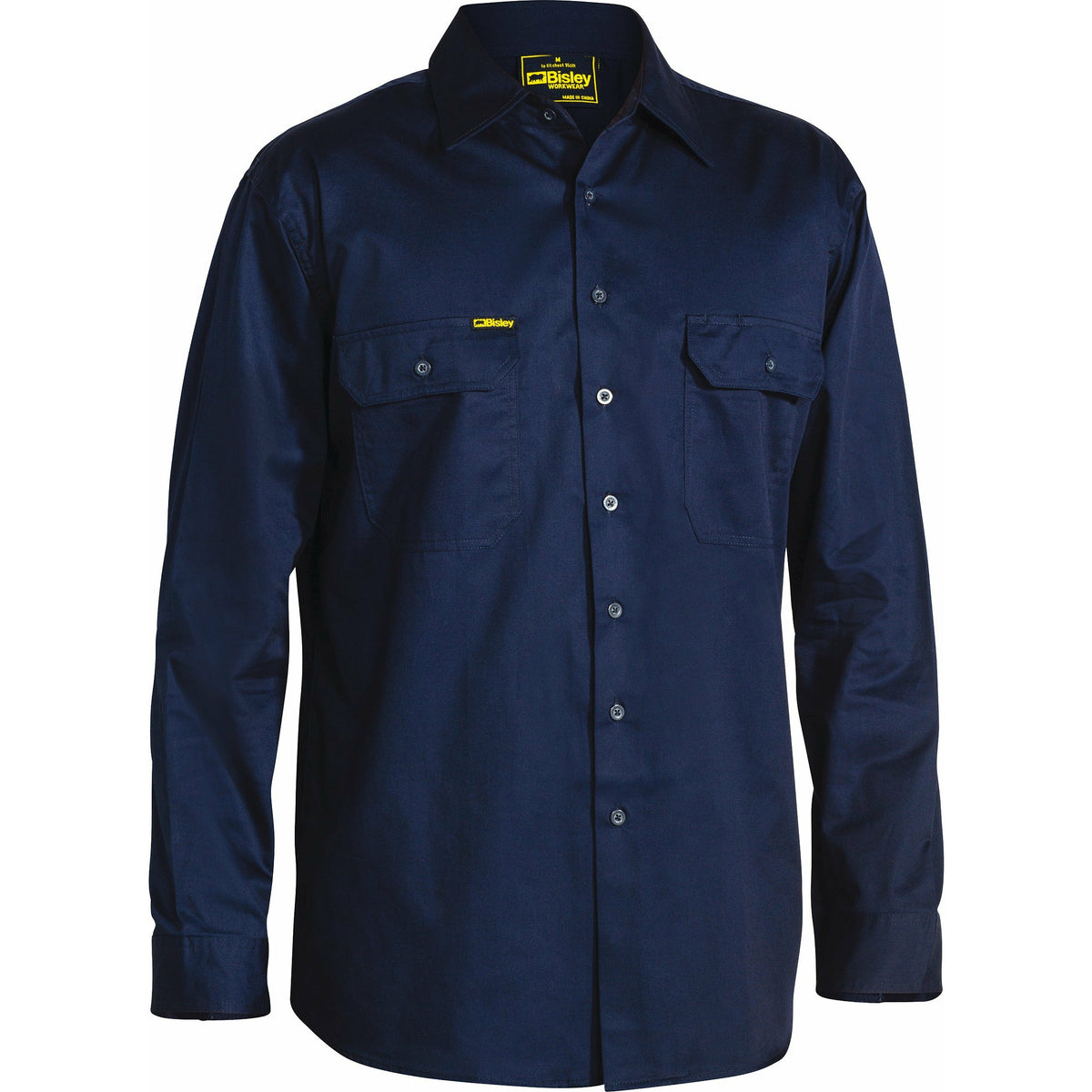 Bisley Cool Lightweight Drill Shirt Long Sleeve