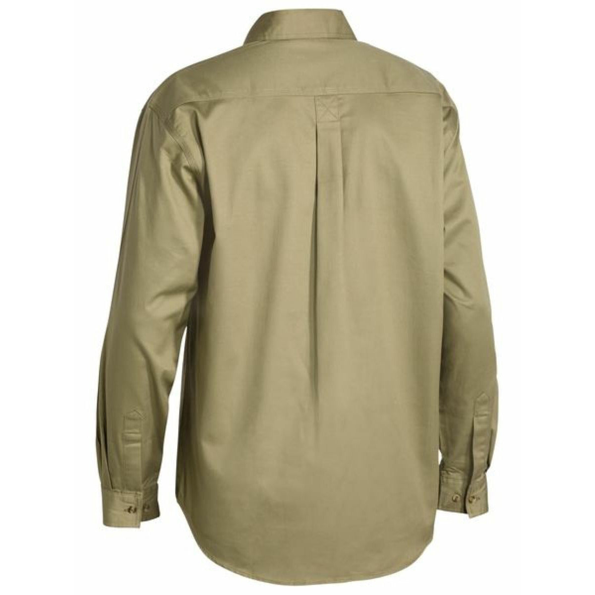Bisley Closed Front Cotton Drill Shirt Long Sleeve