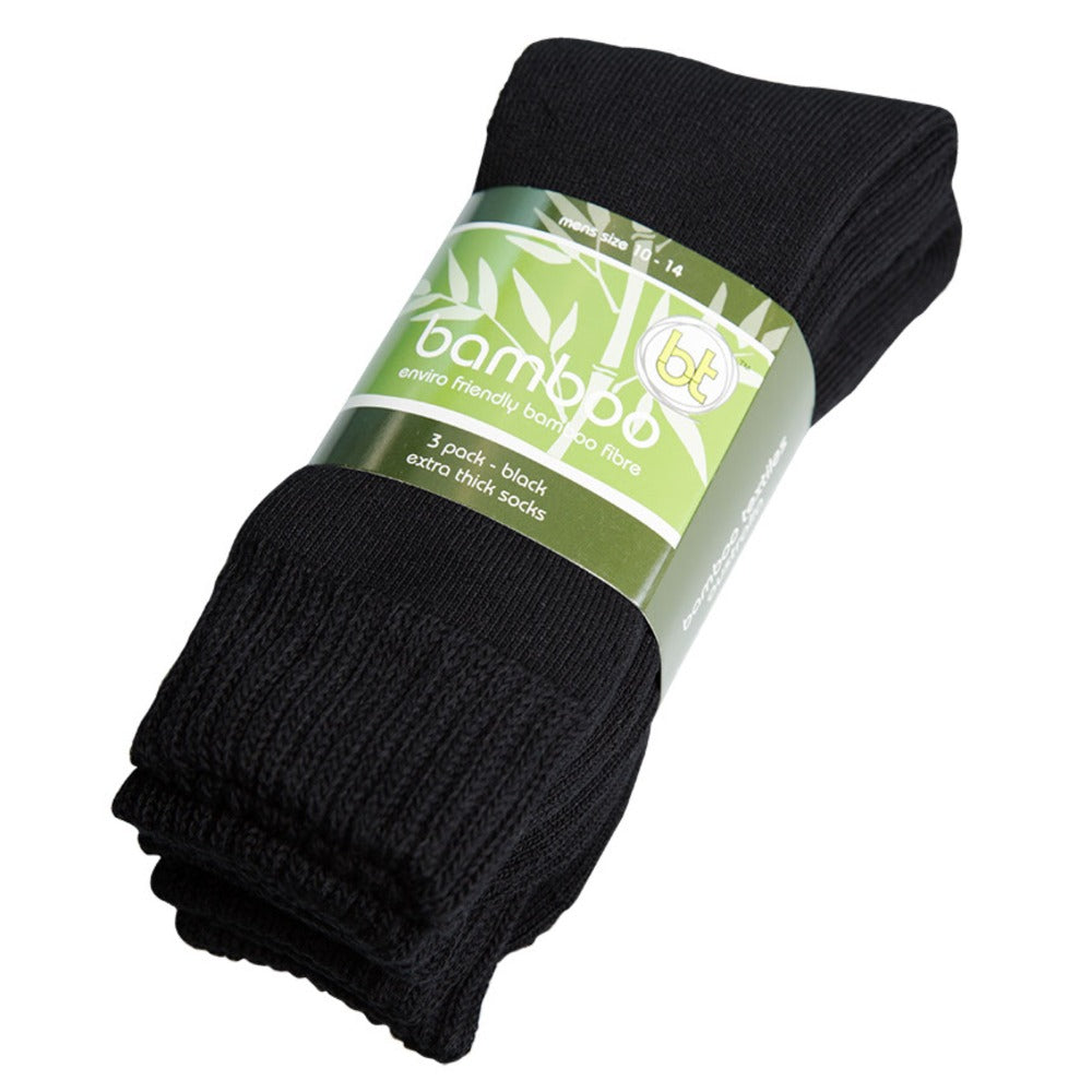 Bamboo Textiles Extra Thick Socks - 3 Pack