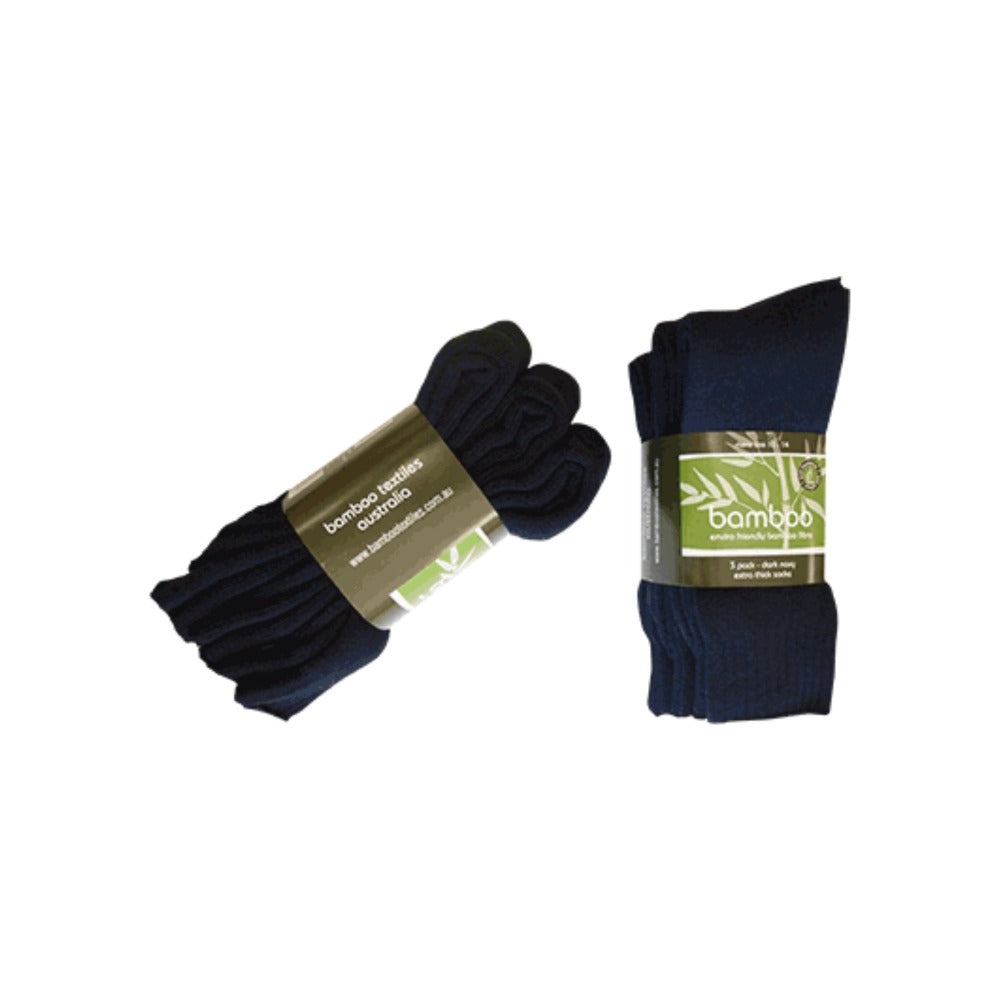 Bamboo Textiles Extra Thick Socks - 3 Pack