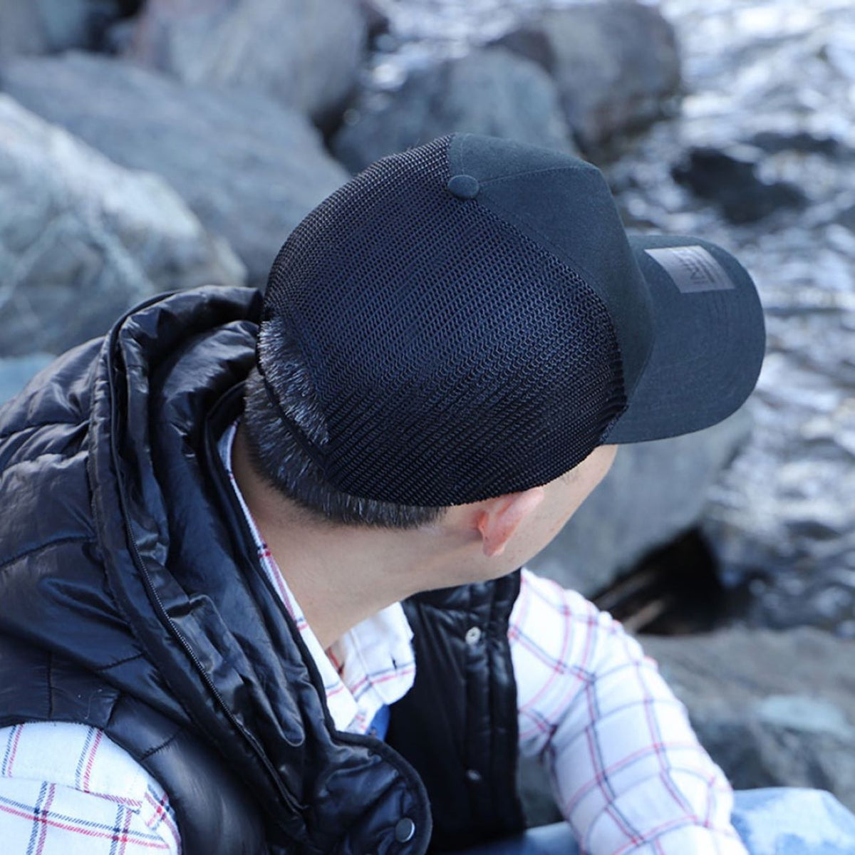 Grace Collection INIVI A Frame Mesh Cap