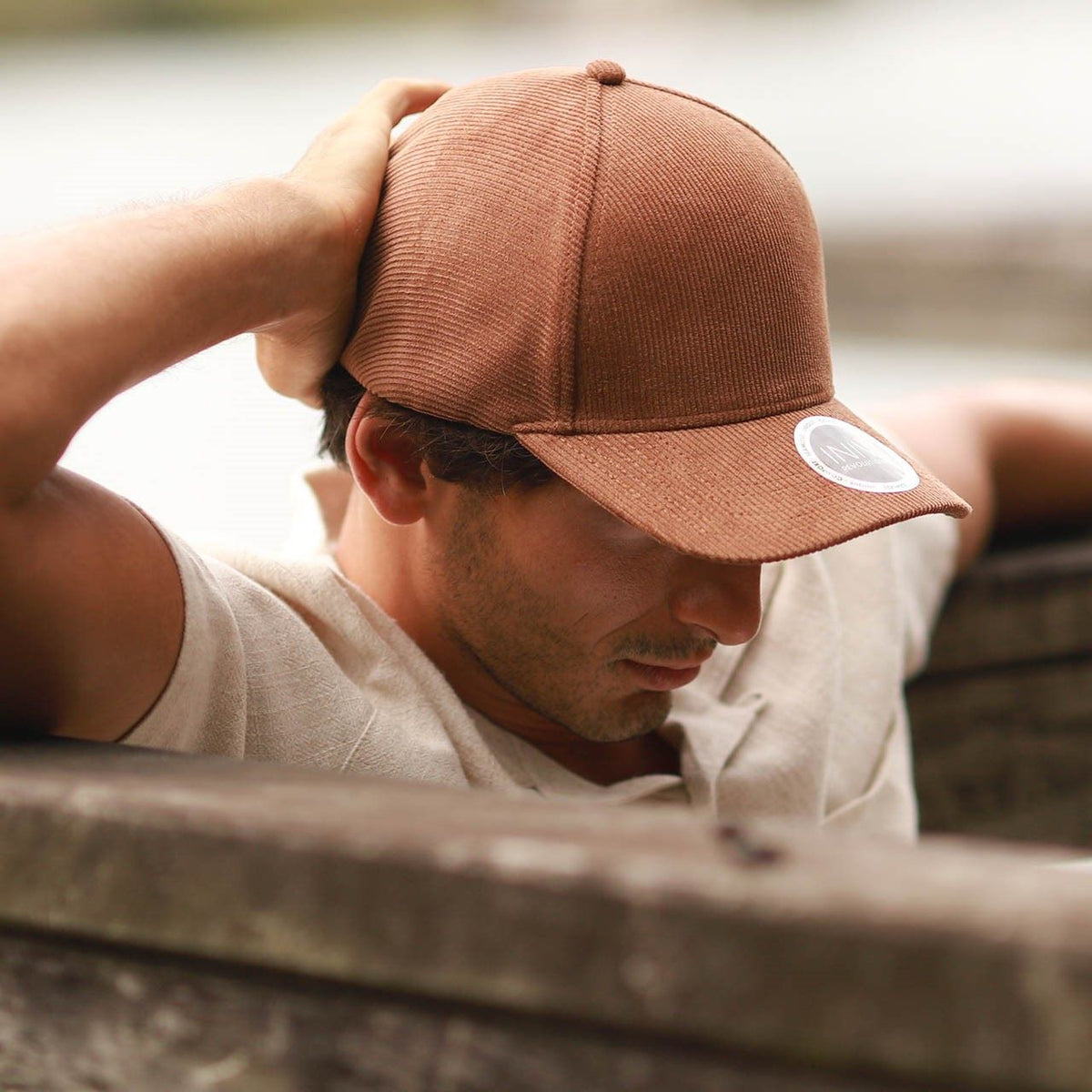 Grace Collection INIVI Cotton Corduroy Cap