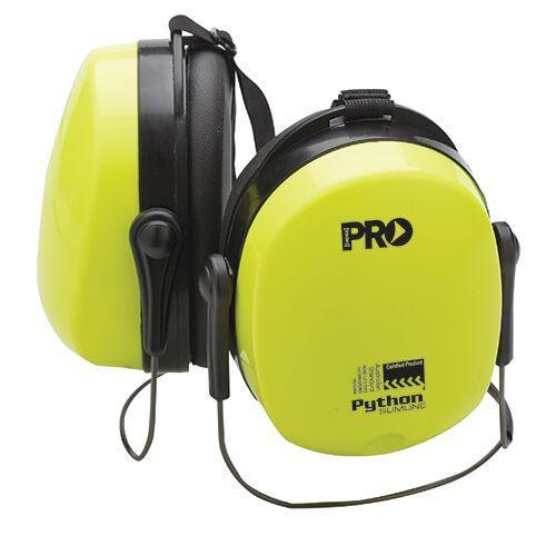 Paramount Safety Python Slimline Neckband Earmuffs Class 4 - 23dB