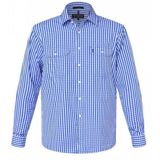 Pilbara Mens Check Long Sleeve Shirt