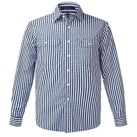 Pilbara Mens Check Long Sleeve Shirt