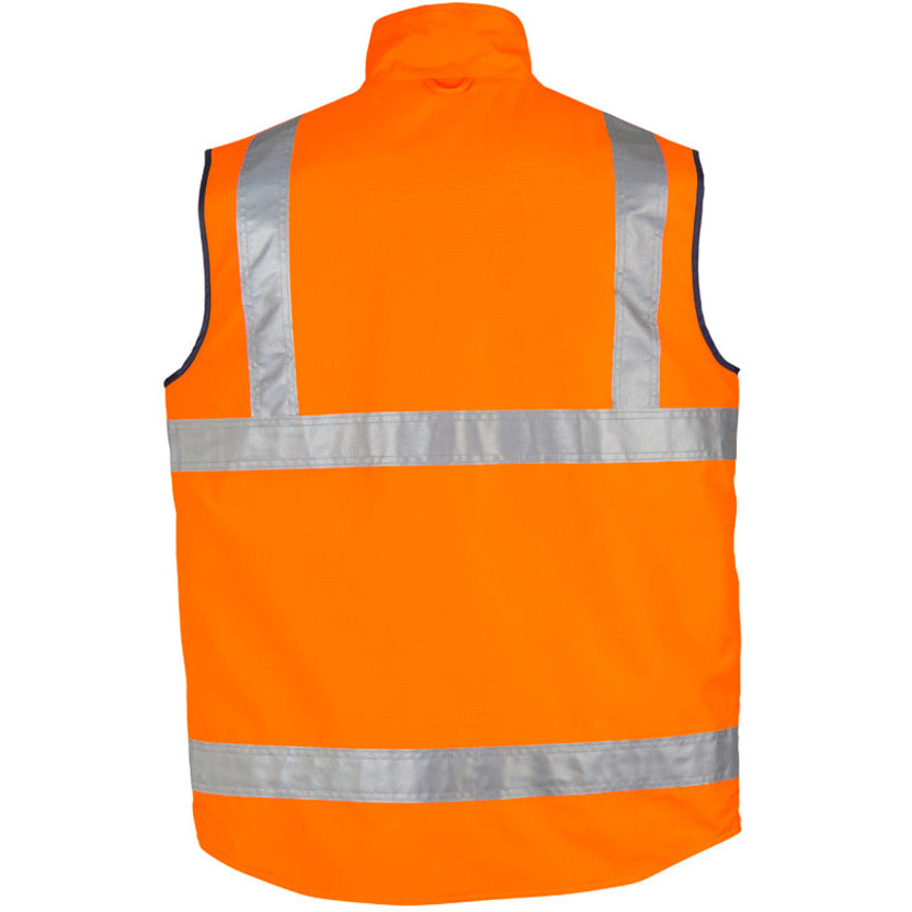 Syzmik Mens Hi Vis Lightweight Fleece Lined Vest