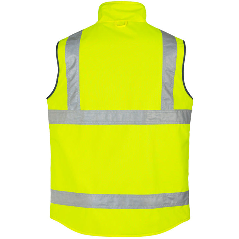 Syzmik Mens Hi Vis Lightweight Fleece Lined Vest