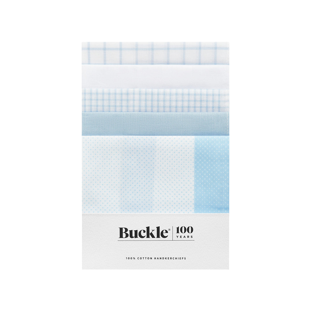 Buckle Cotton Handkerchief - 10 Pack