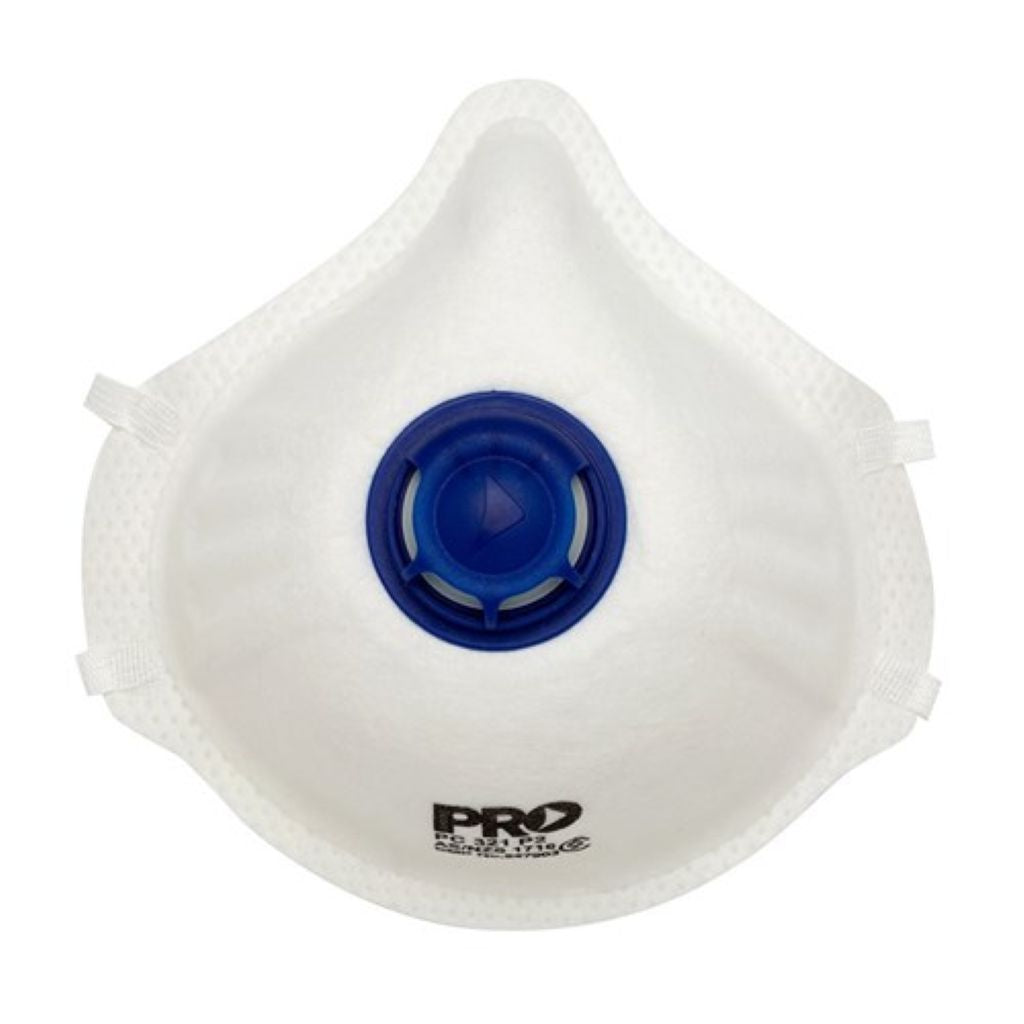 Paramount Safety Dust Masks P2+Valve - 12 Pack