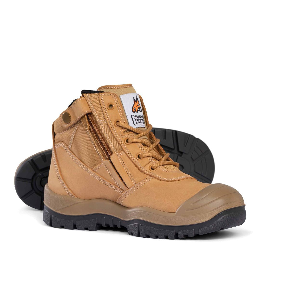 Mongrel ZipSider Boot with Scuff Cap