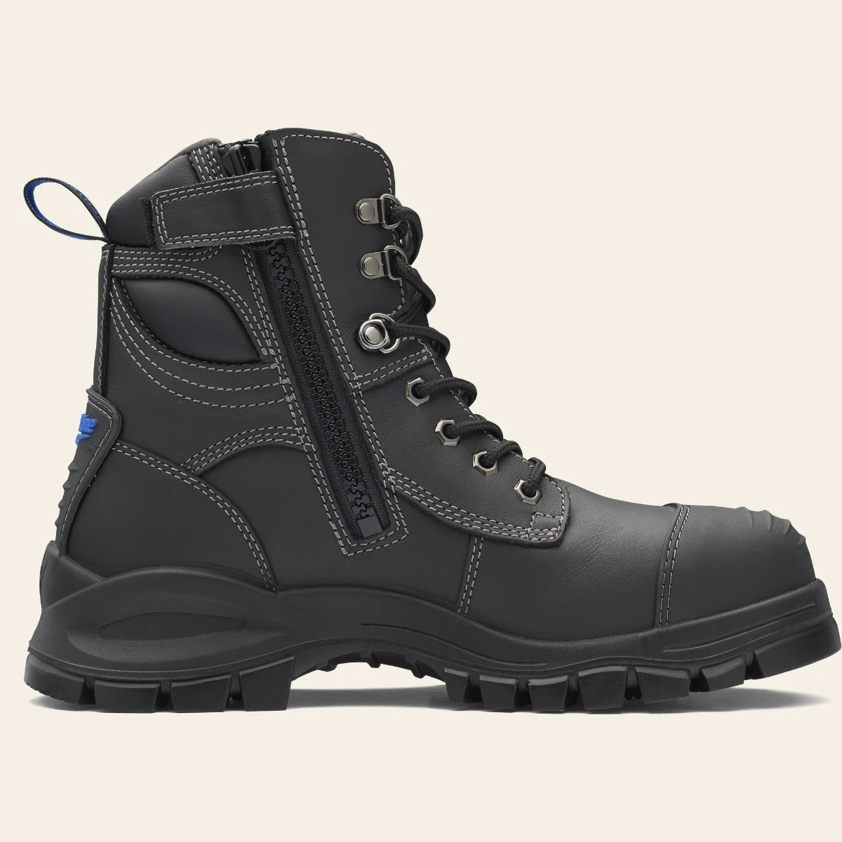 Blundstone 997 Black Zip Side 150mm Ankle Safety Boot