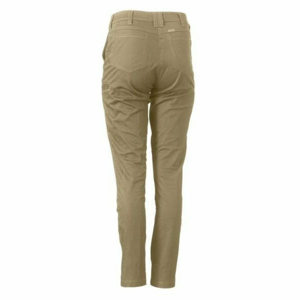 Bisley Womens Mid Rise Stretch Cotton Pant - Tuff-As Workwear and