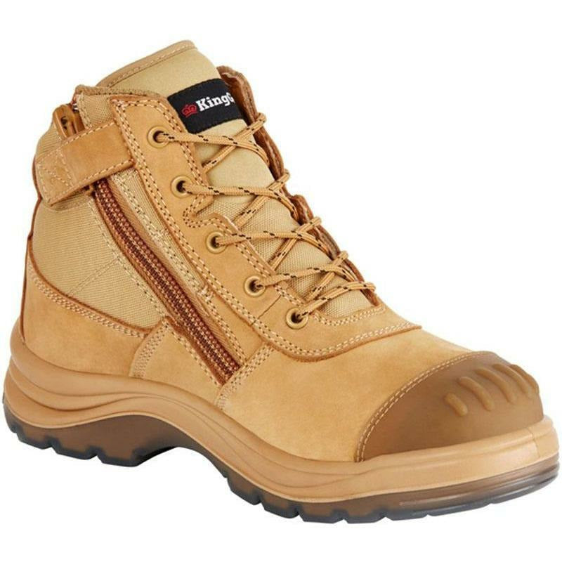 King Gee Tradie Side Zip Safety Boot