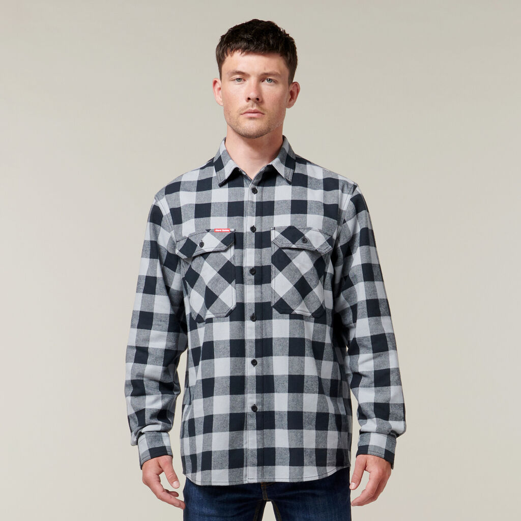 Hard Yakka Check Flannel Shirt - Tuff-As Workwear and Safety